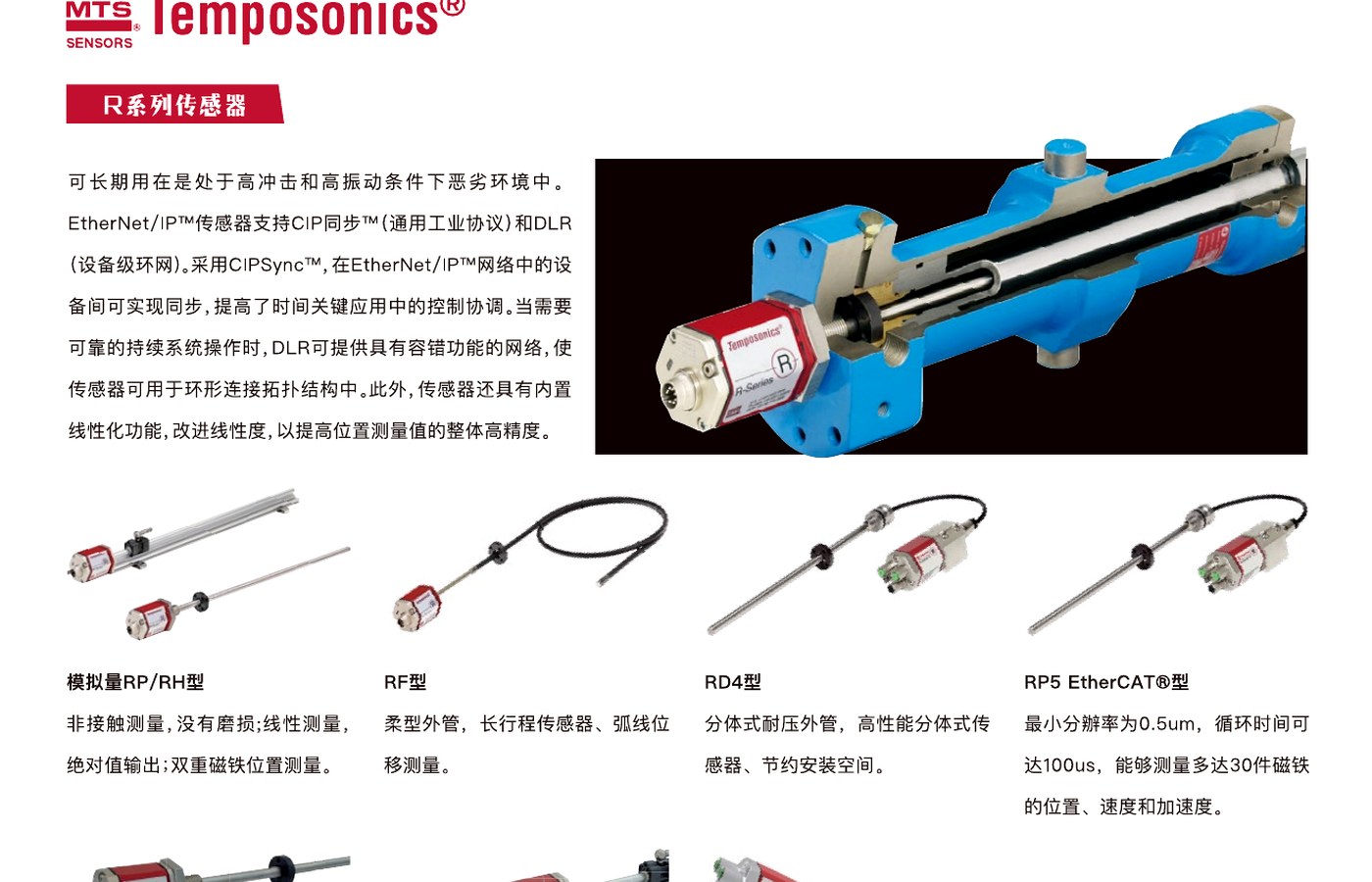 MTS Temposonics 位移传感器
